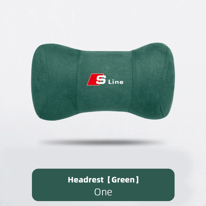 Auto Sitz Sicherheit Kopfstütze Pad Auto Logo Hals Kissen Für Audi Quattro Sline A3 A4 A6 A5 Q5 A1 Q7 Q3 Q2 Q8 A7 A8 TT S1 SQ5 RSQ3