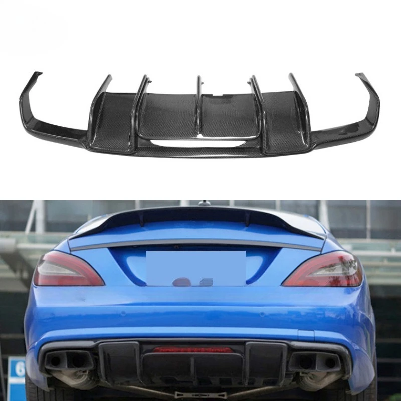 

For Mercedes-Benz CLS W218 Carbon Fiber Rear Lip Bumper Tail Lip R Diffuser Modified Auto Parts