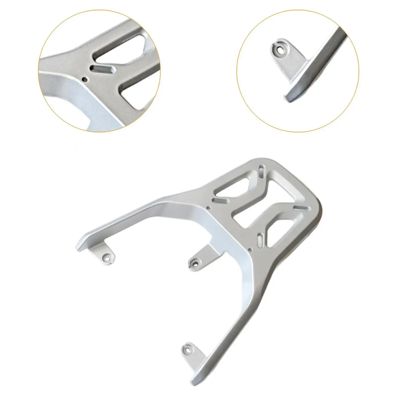 헤비 듀티 알루미늄 합금 리어 러기지 랙 캐리어 유니버설 바이크 랙 모터사이클 수납용 교체품