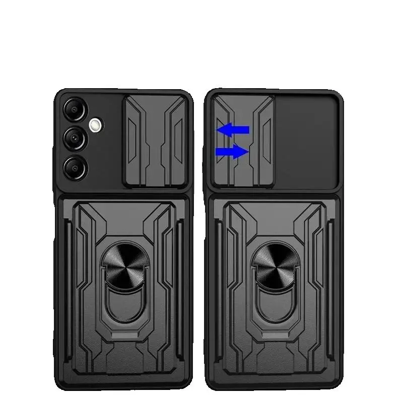 لسامسونج غالاكسي A56 A36 A26 A06 A16 5G A15 A25 A35 A55 غطاء ل A14 A13 A54 A53 حافظة بطاقة الجيب مع حامل حلقة مغناطيسي #1