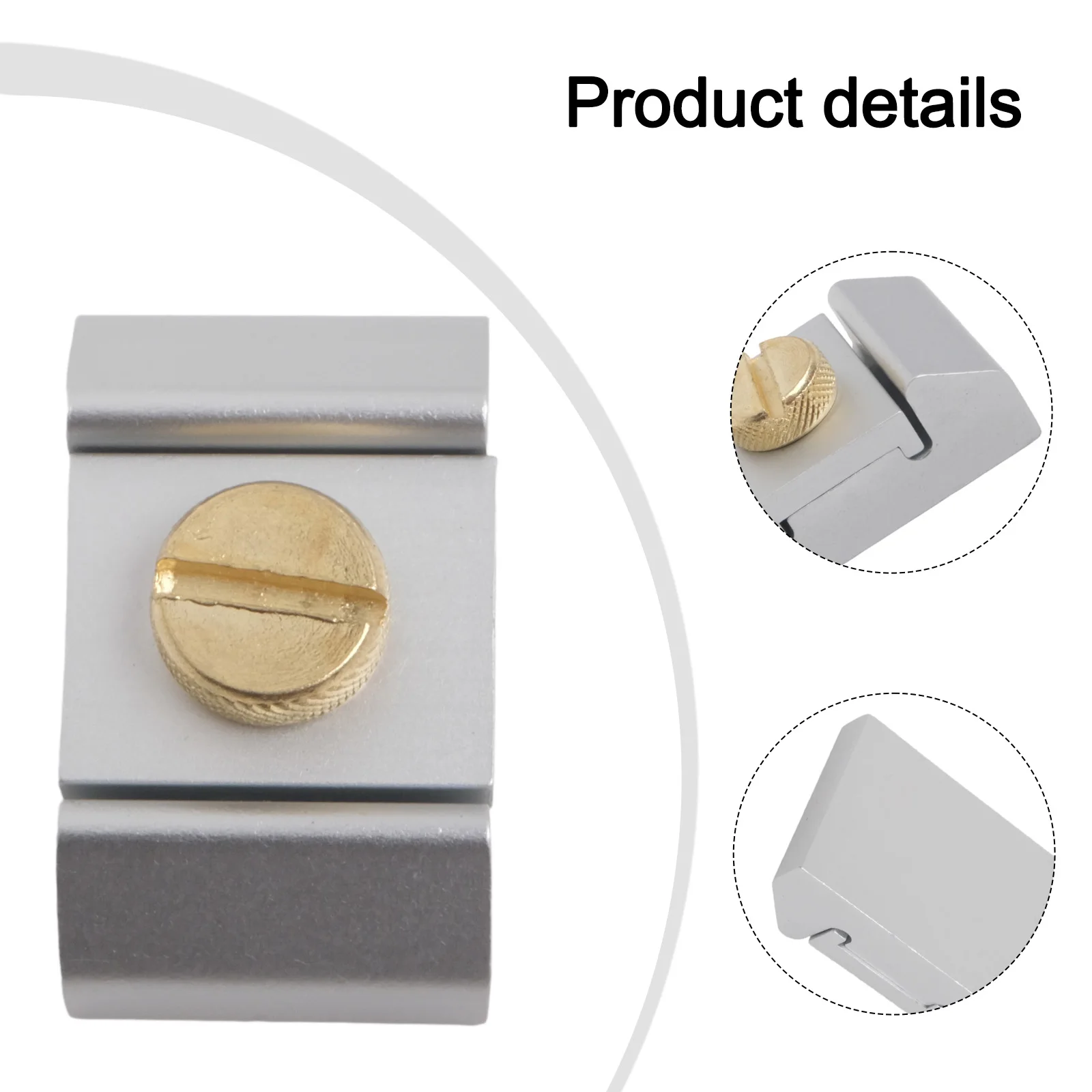 

Secure Sandpaper Attachment Sanding Efficient Dust Removal Style A 80*26*30mm Sandpaper Rack Copper-Plated Screws