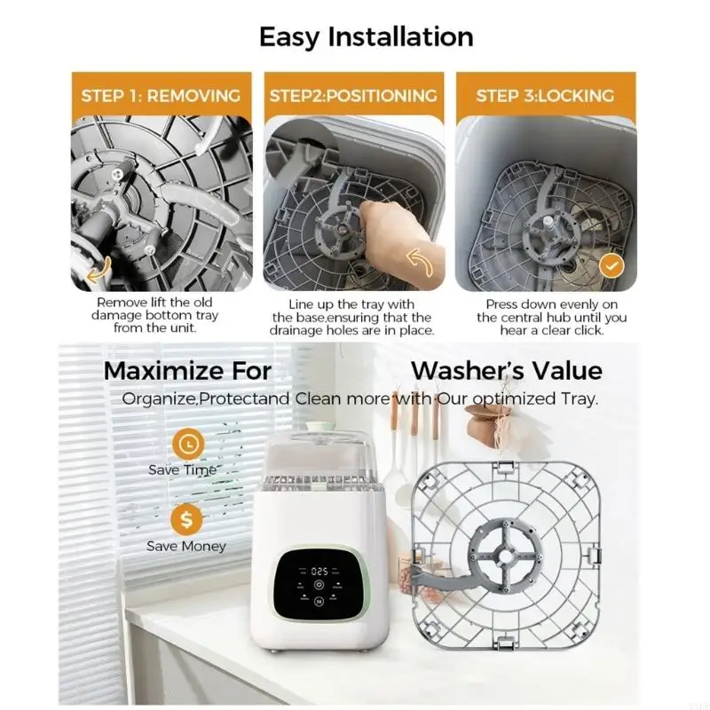 XXFE Baby Feeding Accessory Washer Replacement Open Drain Base
