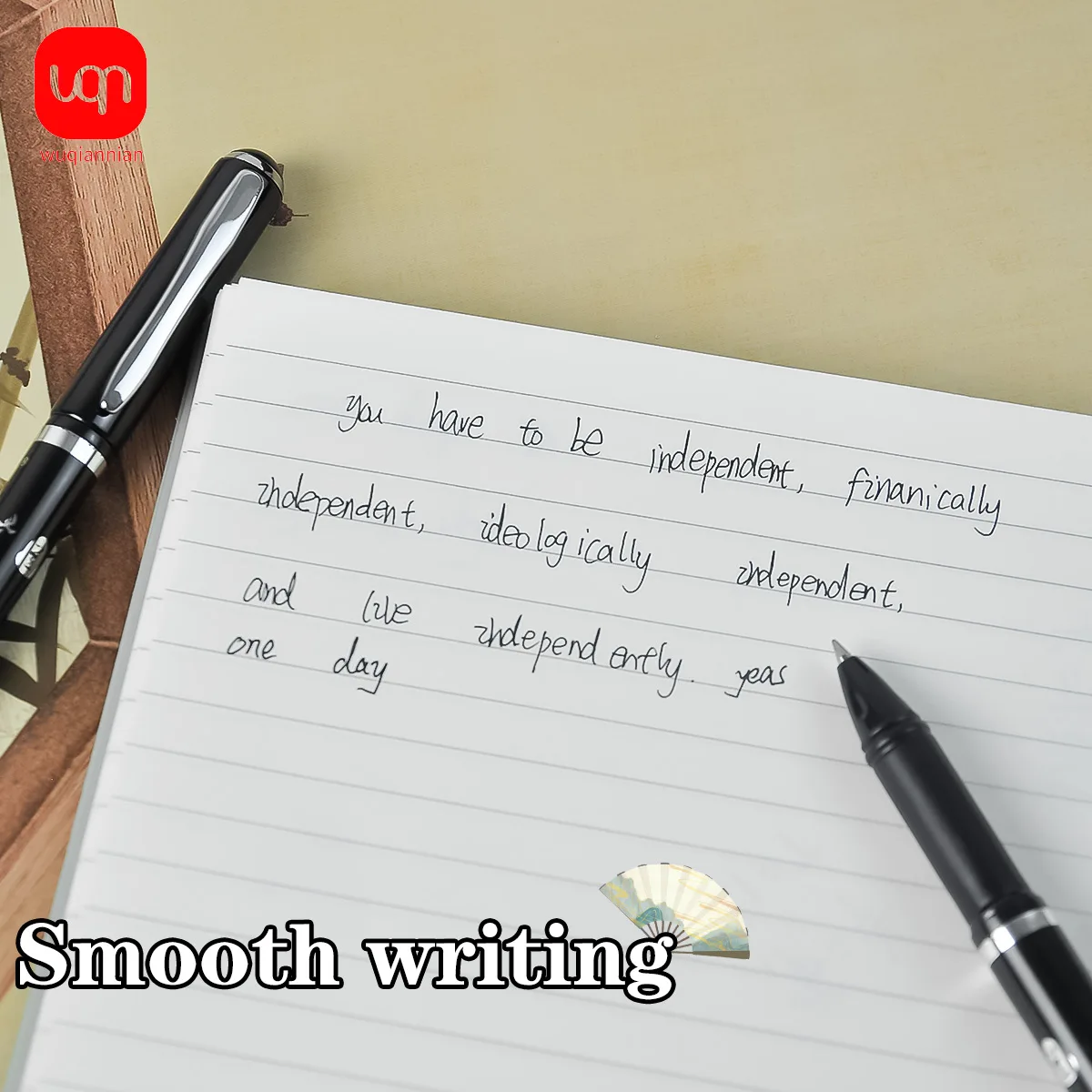 WQN 4/8/12pcs Simple Black Carbon Ballpoint Pens, Smooth and Easy to Write, Suitable for School Signatures