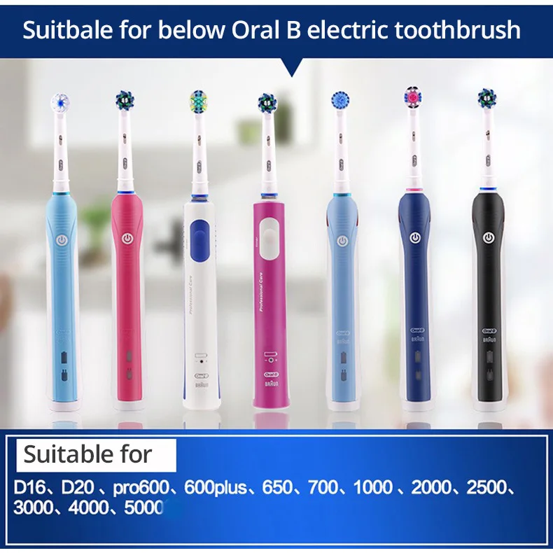 Oral B EB20 Precision Clean Toothbrush Heads Deep Cleans Removes Plaque And Stains Softly Brush Refill 2/4/8pcs image 5