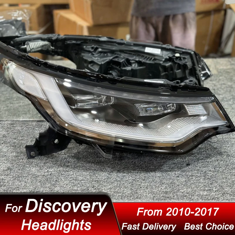 

Стильные светодиодные фары для Land Rover Discovery 5 17-20, полный комплект светодиодных фар с проекционными линзами, аксессуары для тюнинга.