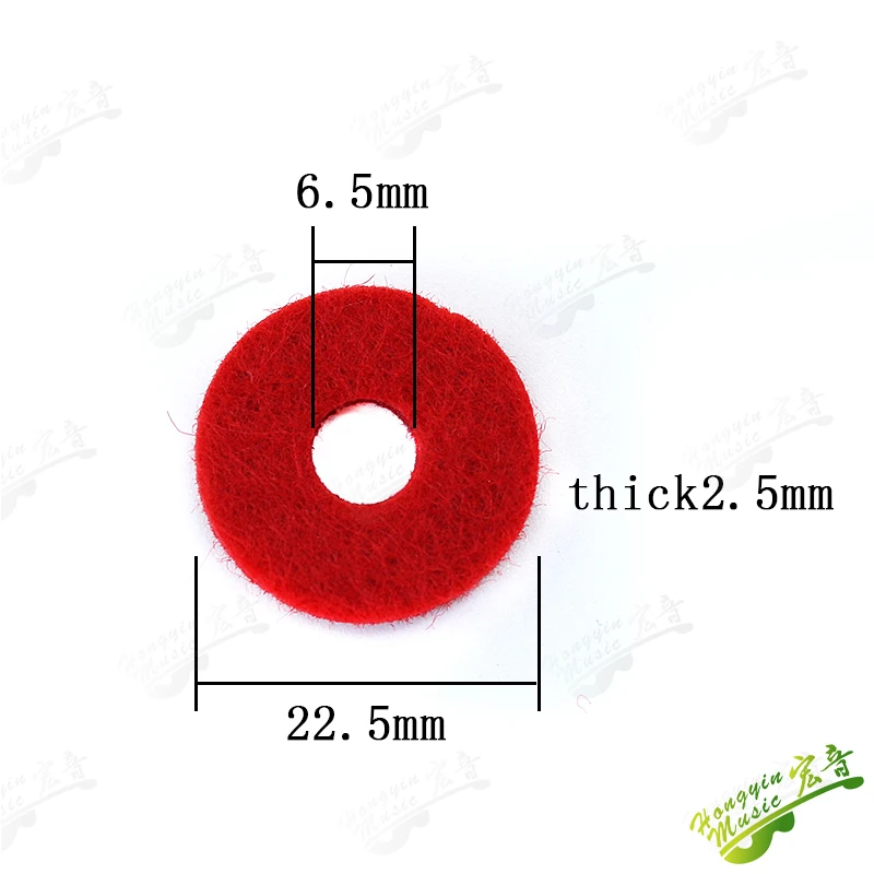 Piano top cover red cloth ring 087 grand piano upright piano top cover red Ni ring shockproof and abrasive ring pad