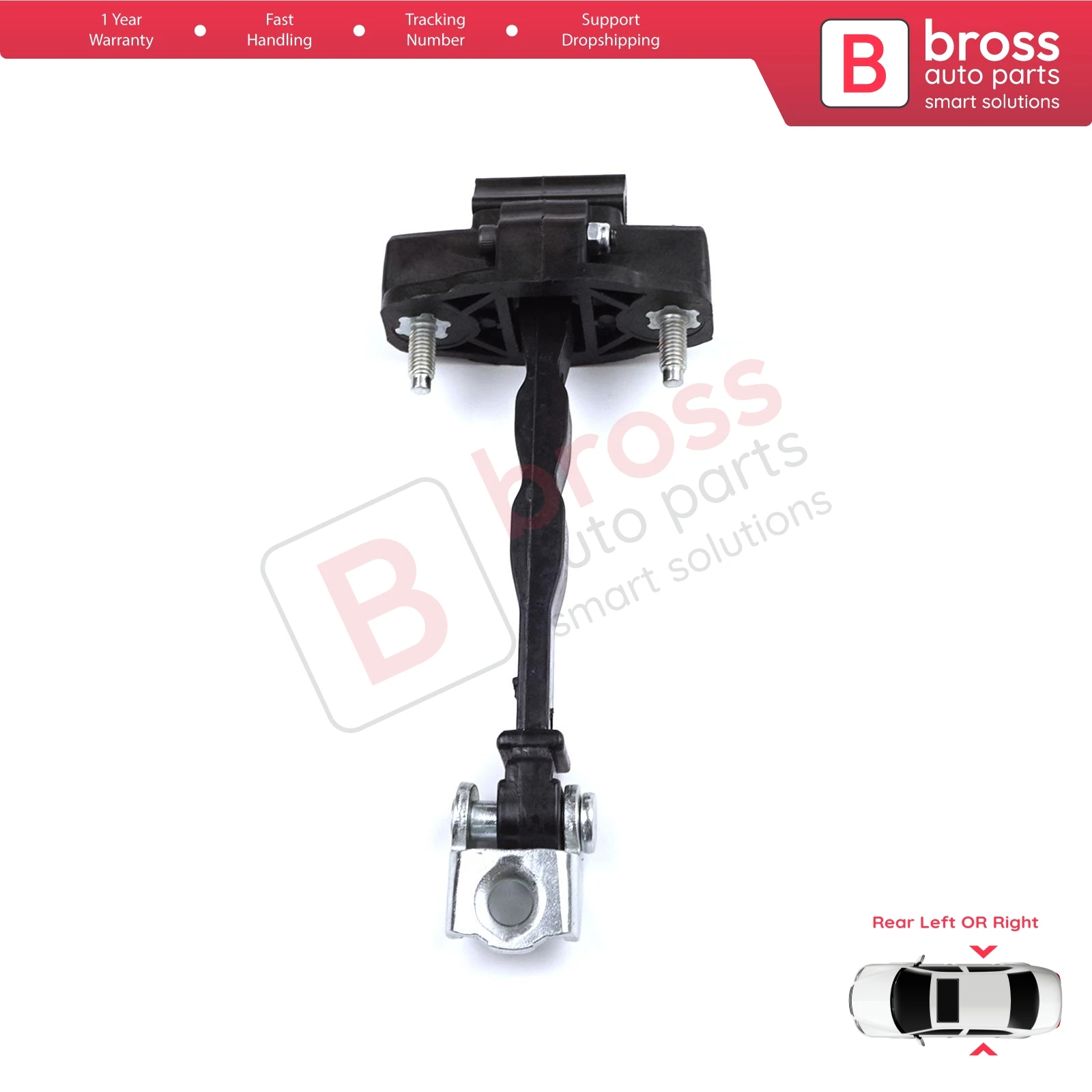 BDP1327 Rear Door Hinge Stop Check Strap Limiter for Peugeot 308 MK3 408 Crossover DS4 Opel Astra L 2021-On 5-Door 9830834180