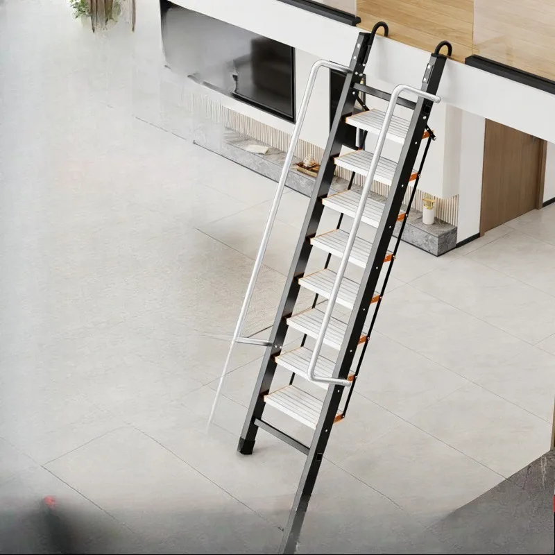 

Rooftop stainless steel stairs Stepping steps Indoor attic ladders Household aluminum alloy ladders Outdoor meters