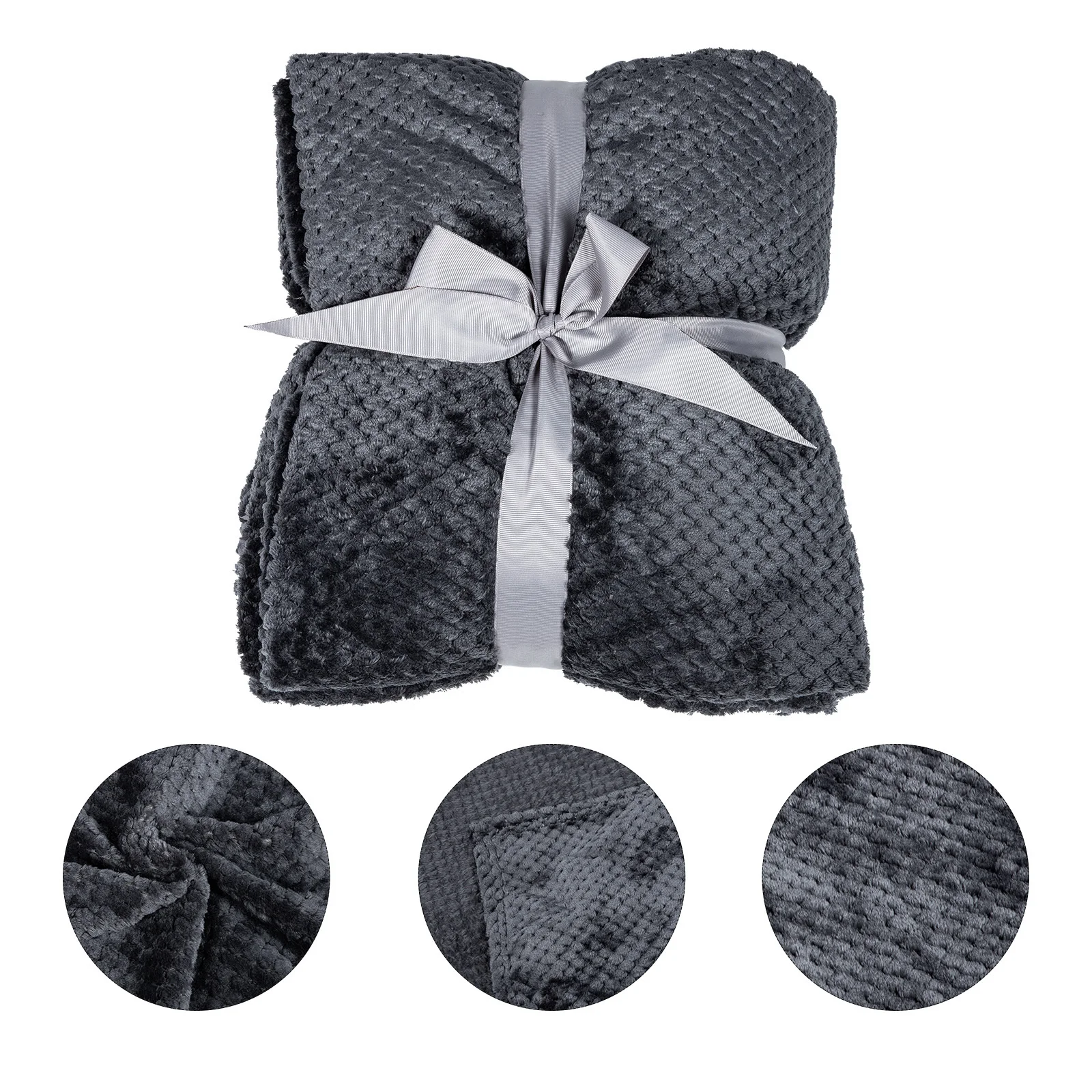 

Soft Flannel Blanket for Winter Warmth Lightweight Travel Blanket for Business Trip Home Car Office Nap Comfortable Sleeping