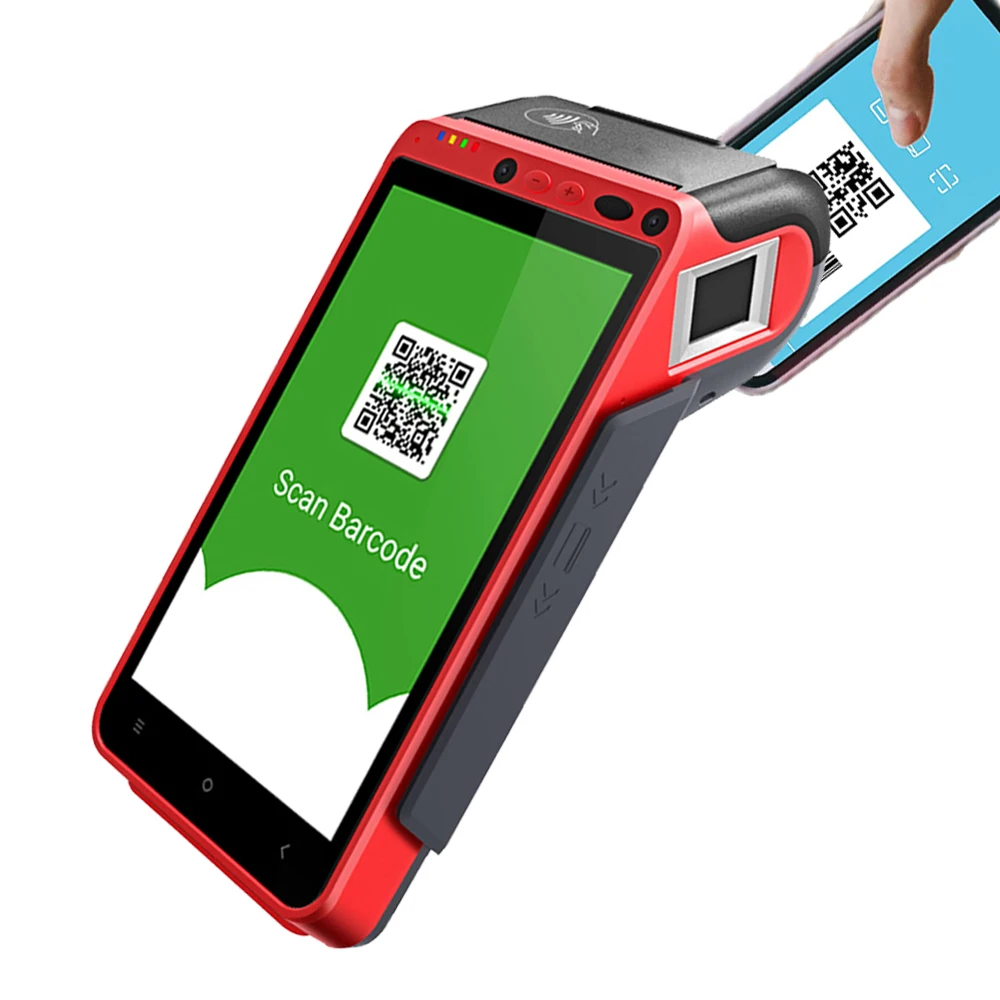 

TFL Android BT WIFI NFC POS Terminal Handheld Portable POS Terminal With POS Printer/Fingerprint HCC-Z100