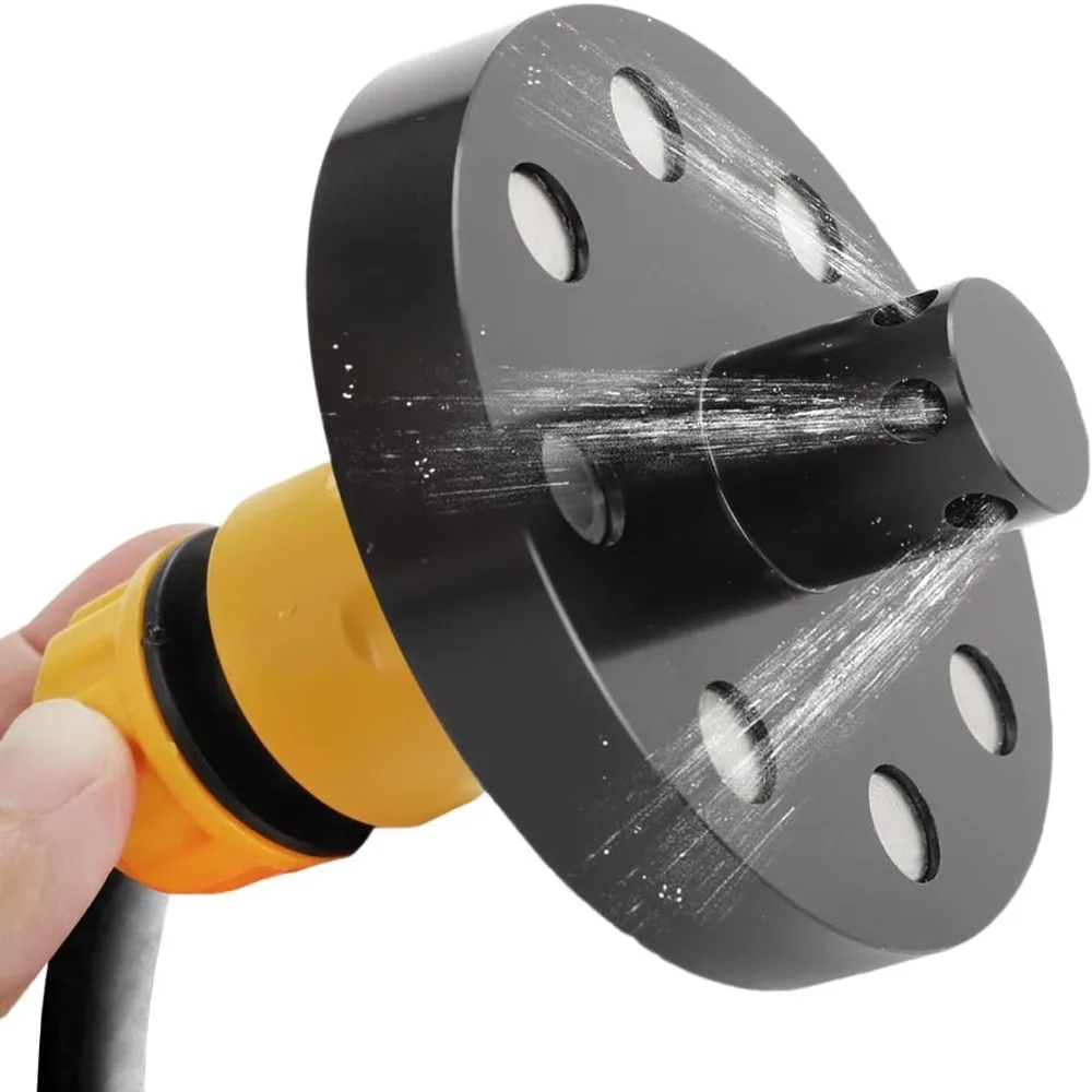 طقم تنظيف الهيكل المغناطيسي على شكل حرف O مع اقتران سريع 6 منافذ مياه تنظيف هيكل السيارة #4