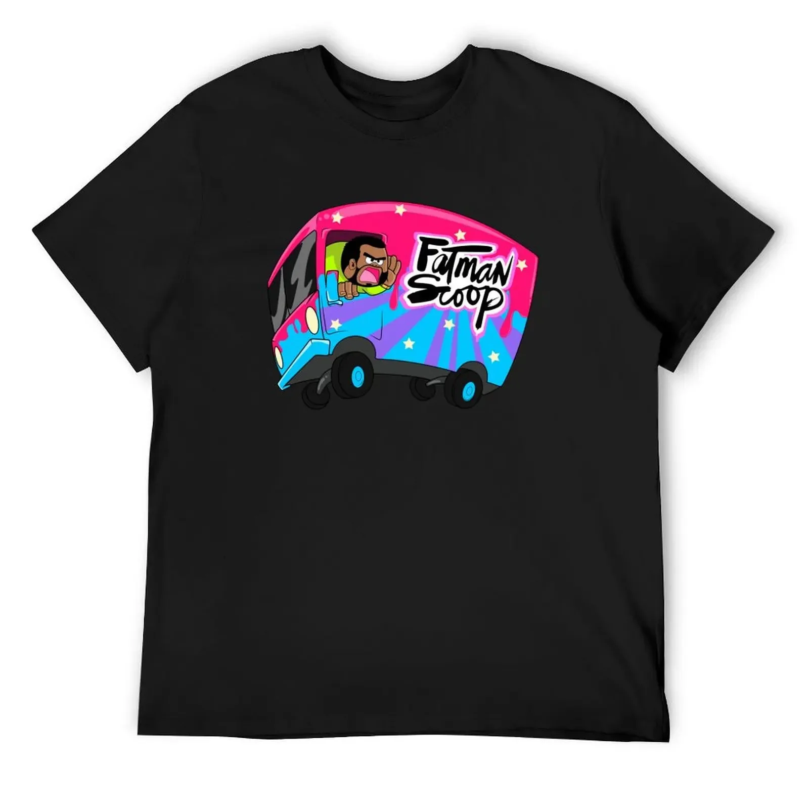 Fatman Scoop Icecream man T-Shirt oversized basketball graphic tees anime graphics anime shirts men