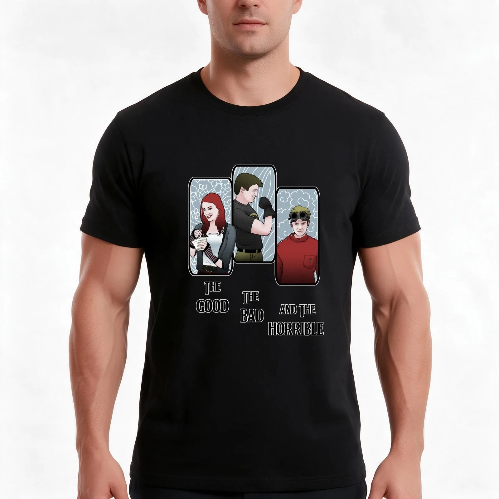 The Good The Bad and the Horrible T-Shirt Summer Casual Cotton Tee Oversized Streetwear Tops Vintage Graphic Print