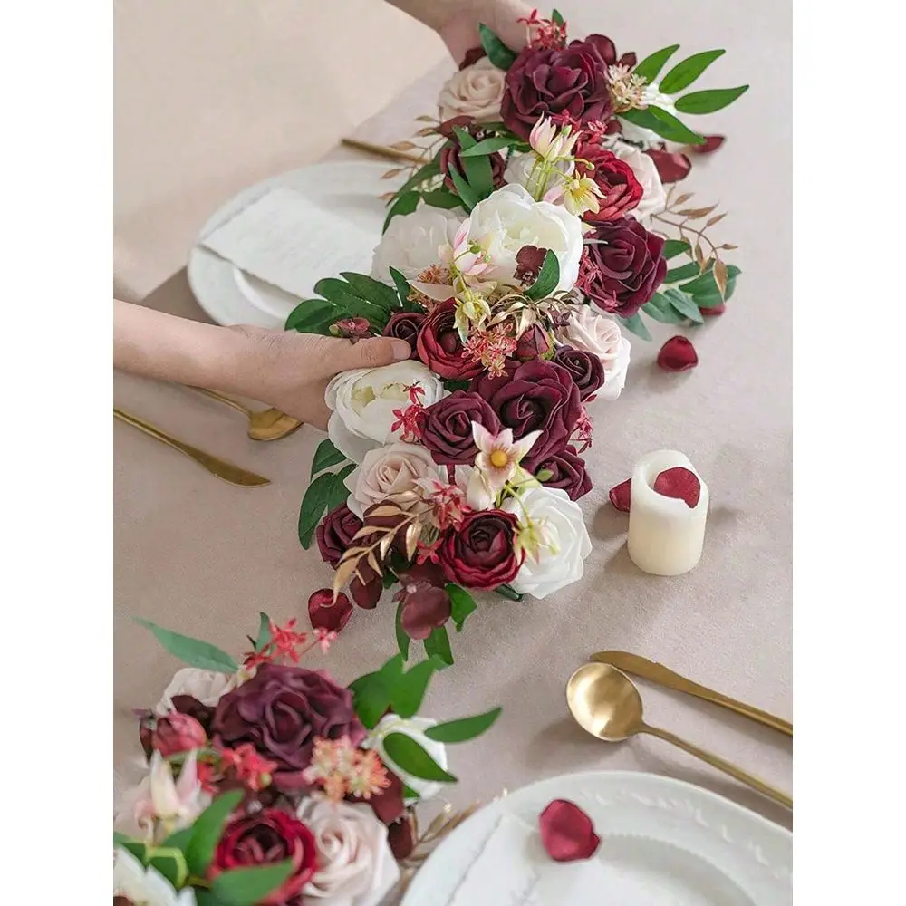 

Набор искусственных цветочных композиций для свадебной арки, декора свадебной церемонии, оформления стола на приёме