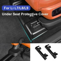 For LI LiXiang L7 L8 L9 2022 2023 Car Seat Track Anti Kick Cover Seat Guide Rail Protection Accessories Cover for lixiang