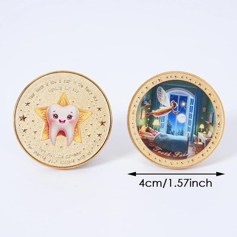 مجموعة العملات المعدنية التذكارية الكرتونية لجنية الأسنان #5