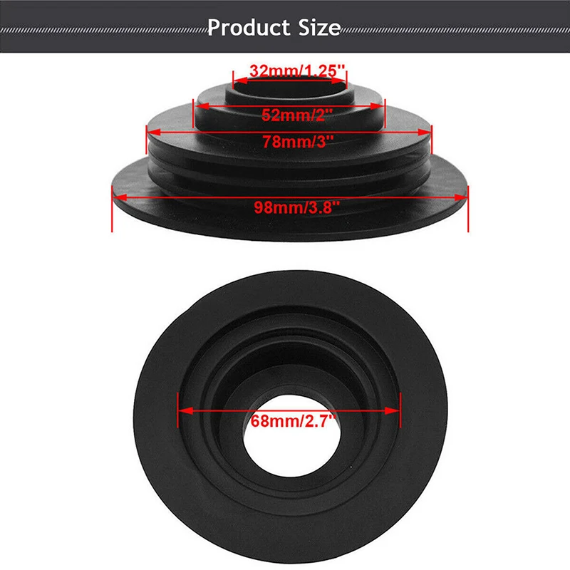 غطاء غبار مطاطي ناعم للسيارة ، مصباح LED عالمي ، غطاء محكم للمصباح الأمامي للسيارات ، 1X #6