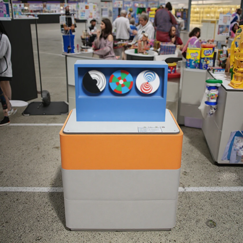 تكنولوجيا القرص الدوار البصري أدوات المعدات التفاعلية معرض العلوم الشعبية لعبة الدعائم معرض العلوم ألعاب العلوم