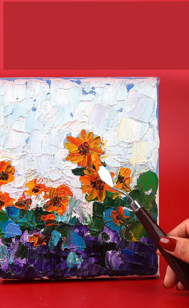 Plastic Drawing Scraper Painting Tools Wood Handle Shovel Art