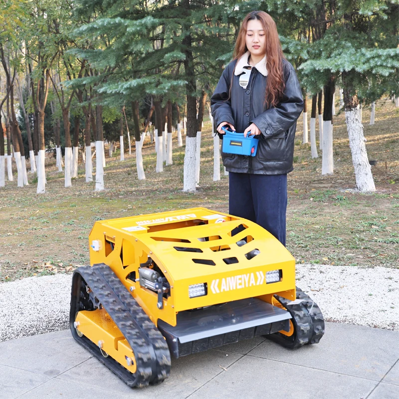 Customized CE/EPA Approved Self-Propelled Zero Turn Remote Control Robot Lawn Mower for Garden Grass Cutting