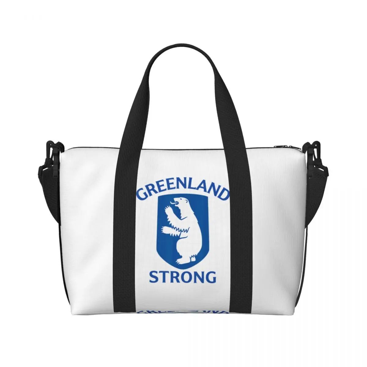 

Greenland Strong Polar Bear Pride Protest Travel Bag Large Capacity Sport Bags Male Female Custom Gym Bag Casual Fitness Bag