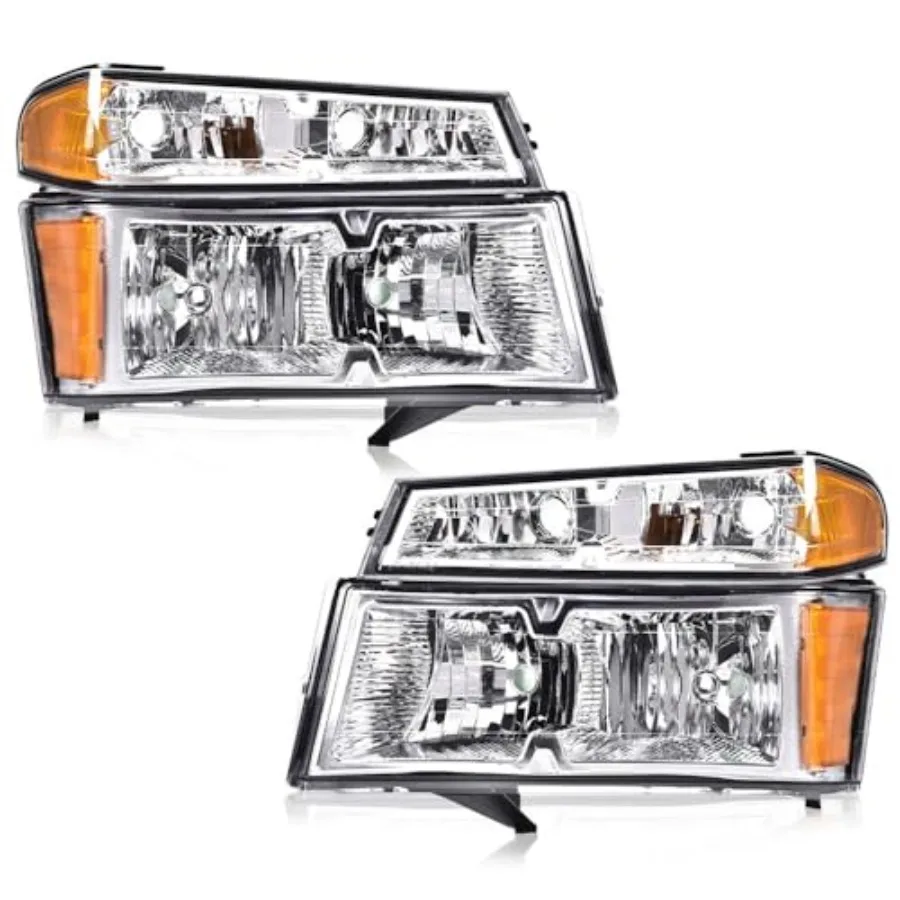 

Комплект фар и бамперных фонарей, совместимый с Chevrolet Colorado/GMC Canyon 2004-2012 годов / Подходит для Isuzu i290/i370 2007-2008 годов, передние, левый и правый