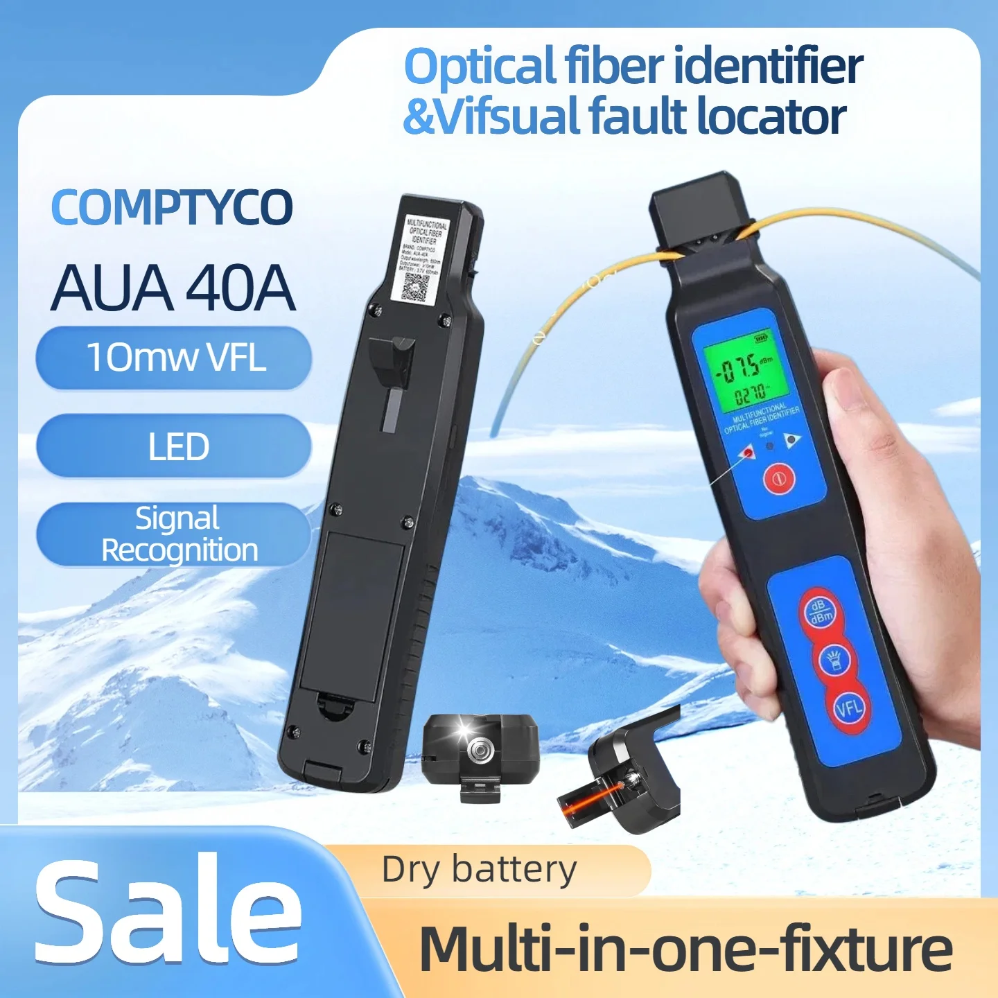 comptyco-aua-40a-40d-optical-fiber-identifier-10mw-vfl-led-lighting-270hz-1khz-2kh-live-fiber-identifier-detector-tester