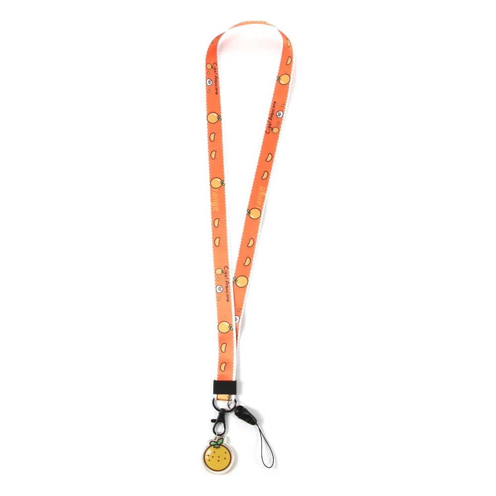 Keys Holder Avocado Hang Neckband Lanyard ID Card Holder Lanyard Mobile Phone Accessories Keychain Lanyard Mobile Phone Straps