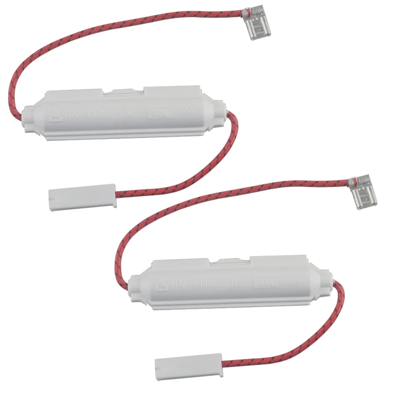 2 Pieces Microwave Oven Fuses Ensuring Smooth Operation Microwave Oven Insurance Microwave Oven Accessory Metal Material