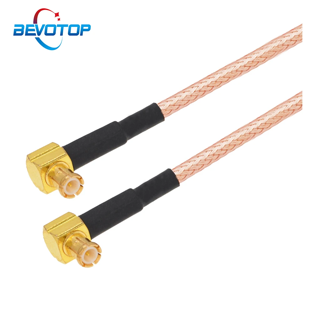 10pcs Right Angle MCX Male to Male Plug Connector RF Coaxial Cable RG316 Coax Jumper Pigtail Extension Cable Wholesales