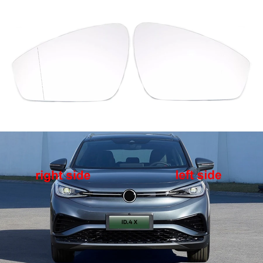 

For Volkswagen VW ID4 X/Crozz 2021-2023 / ID6 X/Crozz 2022 2023 Rearview Mirror Lenses Side Reflective Glass Lens with Heating