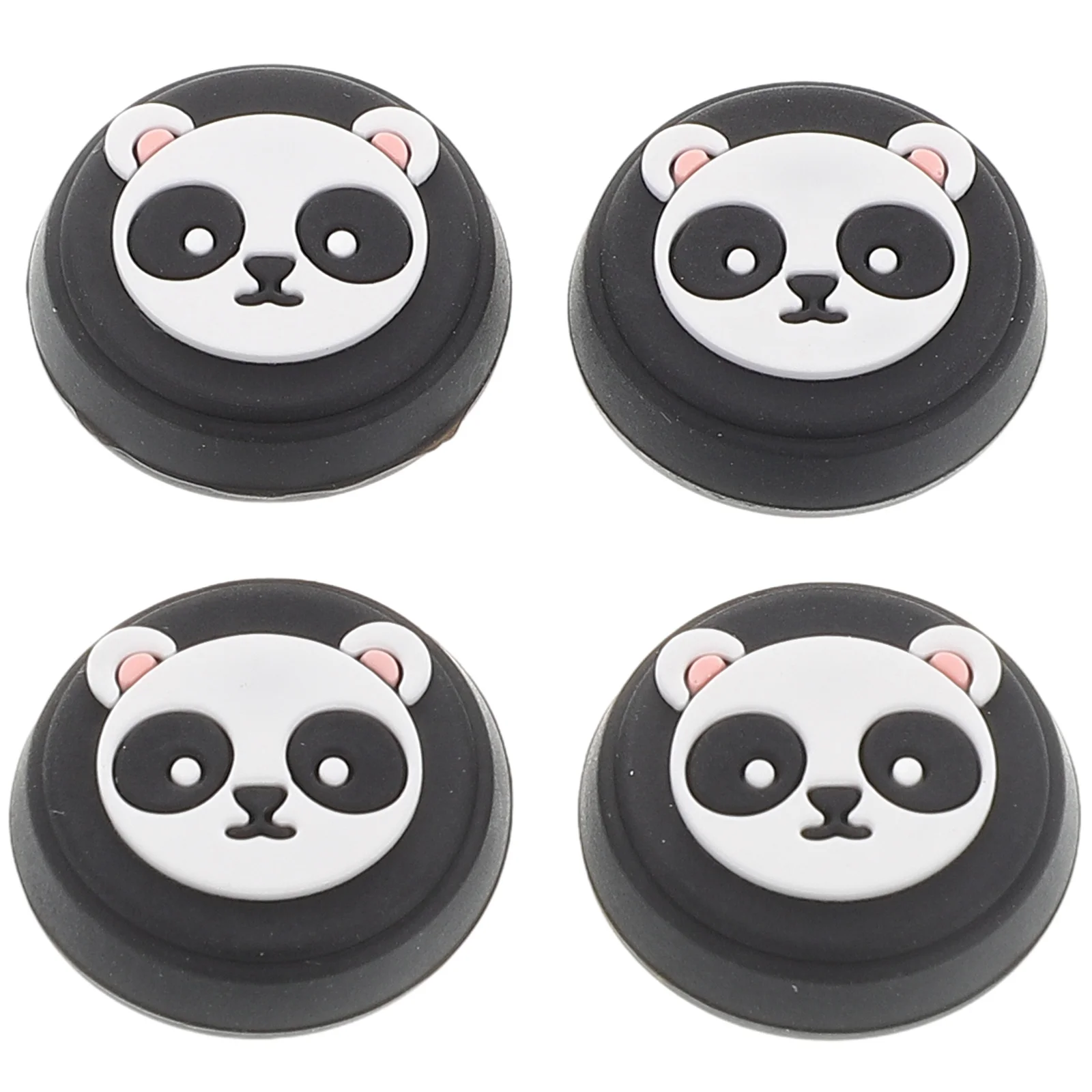 

4Pcs Joystick Thumbstick Caps Silicone Panda Pattern Ergonomic Nonslip Cover Enhanced Grip for Precise Control Joystick