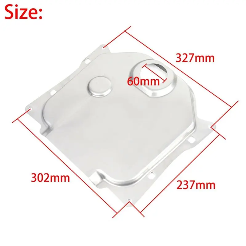 Modified Part Stainless Steel Fuel Tank Cover For Honda Ruckus Zoomer GY6 AF58 NPS50 Hunter Scooter Motorcycle
