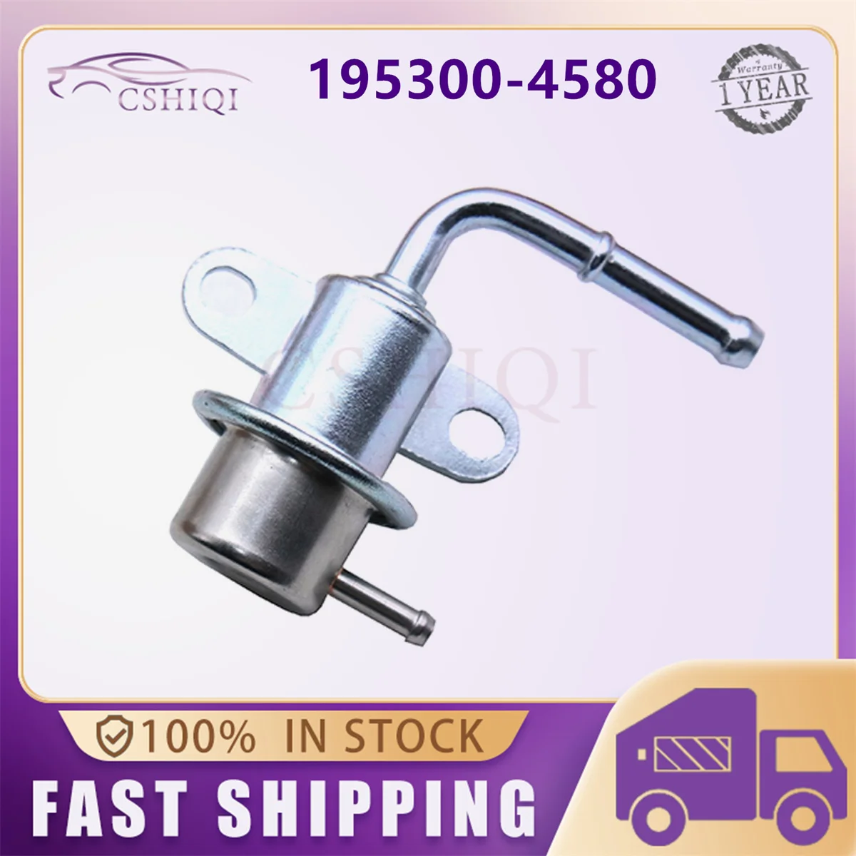 

195300-4580 Fuel Pressure Regulator For MITSUBISHI OUTLANDER 1.8L 2.4L 1999-2007 LANCER MIRAGE Models MR985138 1953004580