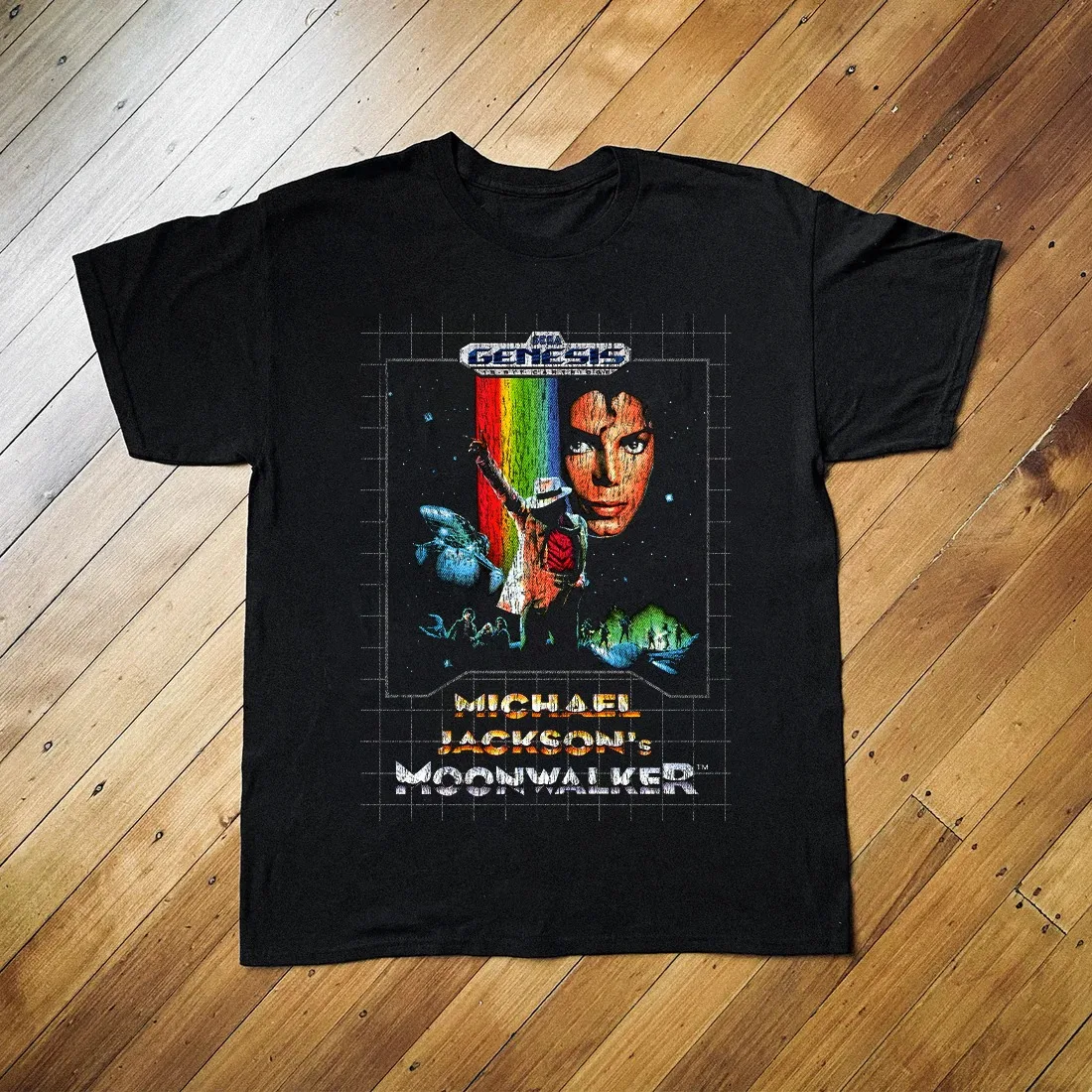 Michael Jackson Moonwalker Sega Genesis Vintage Game Graphic T-Shirt Cotton Men Women Streetwear Tee