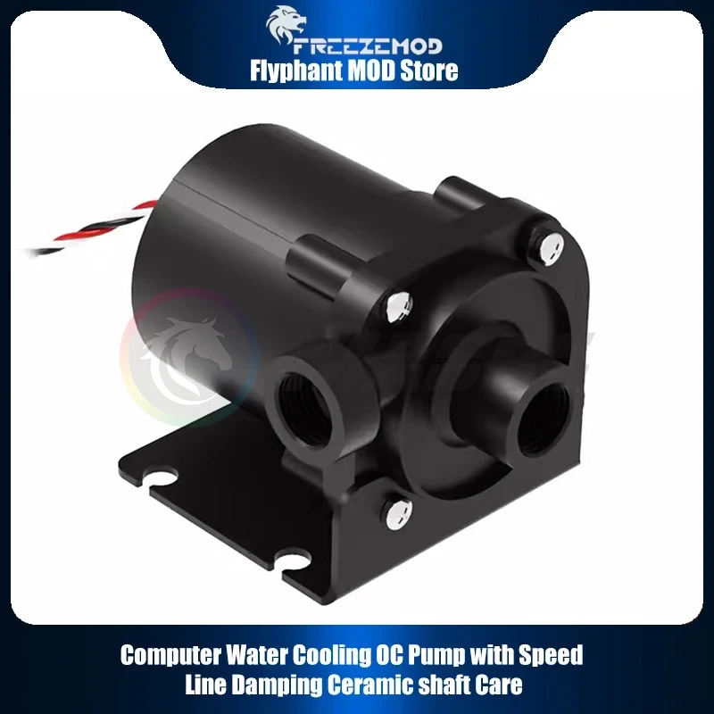 

FREEZEMOD DC water pump ceramic shaft core PC pump Head 4M±0.5M Flow 600L/H± 10% Speed 3600RPM±5%