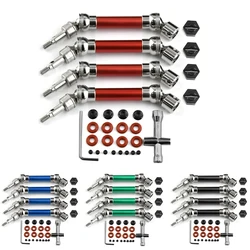 4pcs Metal Front and Rear Drive Shaft for Arrma 3S 1/10 SENTON Granite VORTEKS Old Big Rock V2 Upgrade Parts