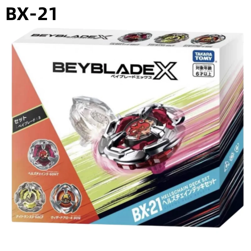 

Beyblade X BX-21 Hells Chain Deck Set TAKARA TOMY