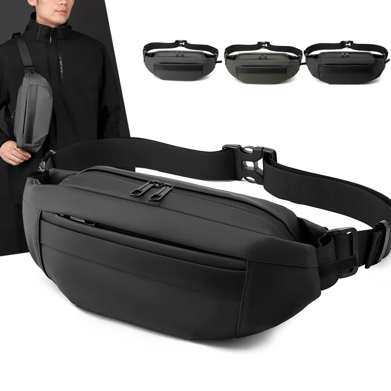 

Новая модная поясная сумка, нагрудная сумка для спорта на открытом воздухе и повседневная сумка, многофункциональная сумка через плечо большой вместимости на одно плечо