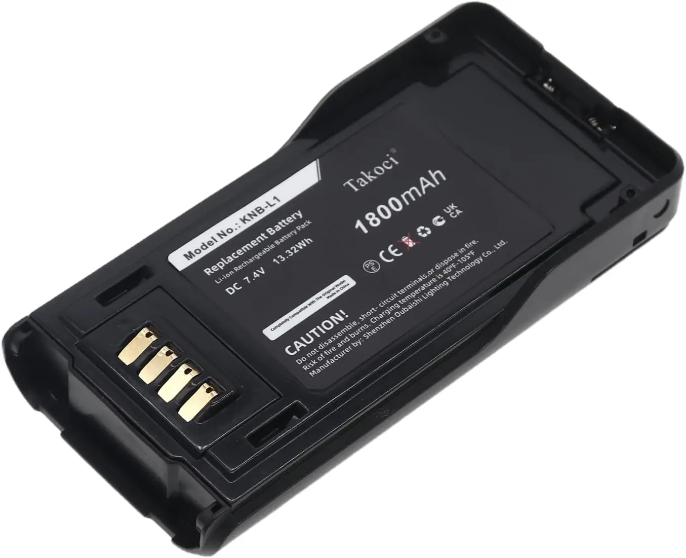 

Replacement Battery 1800mAh for Kenwood,P25,TK-5230 ,TK-5330, TK-5430, NX-5000 ,NX-5200,,KNB-L1,KNB-L2, KNB-L3
