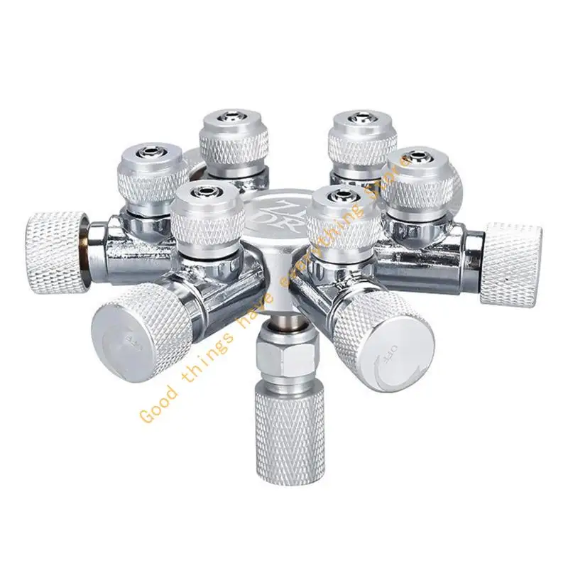 

Multi-ways Shunt Regulating Aluminum CO2 2-6 Shunt Fish Tanks Accessories 55KF