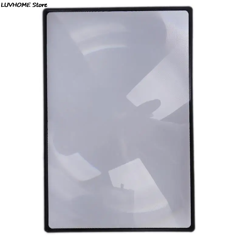 PVC Magnifier Sheet Magnifying Glass 180*120mm A5 Flat X3 Book Page Magnification Magnifying Reading Glass Lens Tool Parts