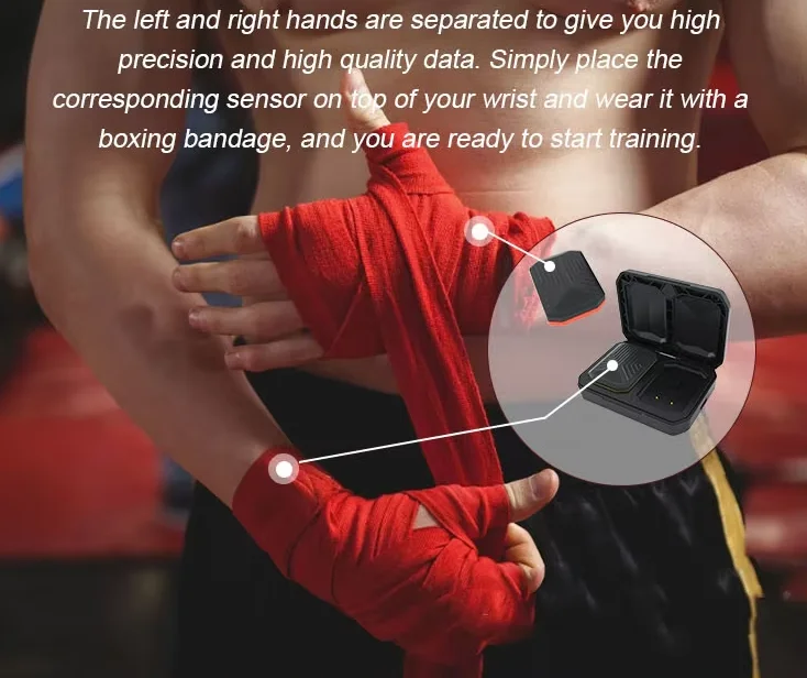 AW01 IPX7 Waterproof Boxing Training Sensor | BX100 Real‑time Precision Metrics Monitoring Tracker