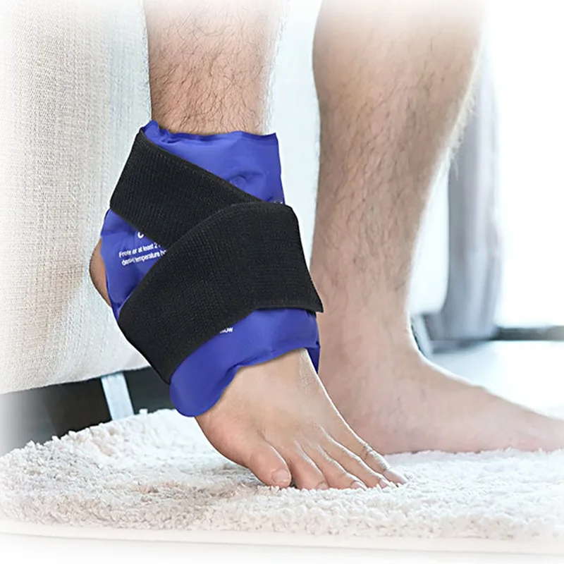 2026 عبر الحدود دعم الكاحل حزمة الجليد هلام التفاف قابلة لإعادة الاستخدام البوليستر العلاج البارد الساخن حجم عالمي CE FDA UKCA