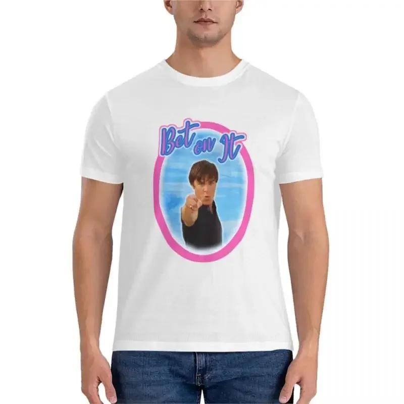 heavyweight Informal New Arrival Troy Bolton Says Bet On It High School Musical Zac Efron Fan Art Classic graphics  summer