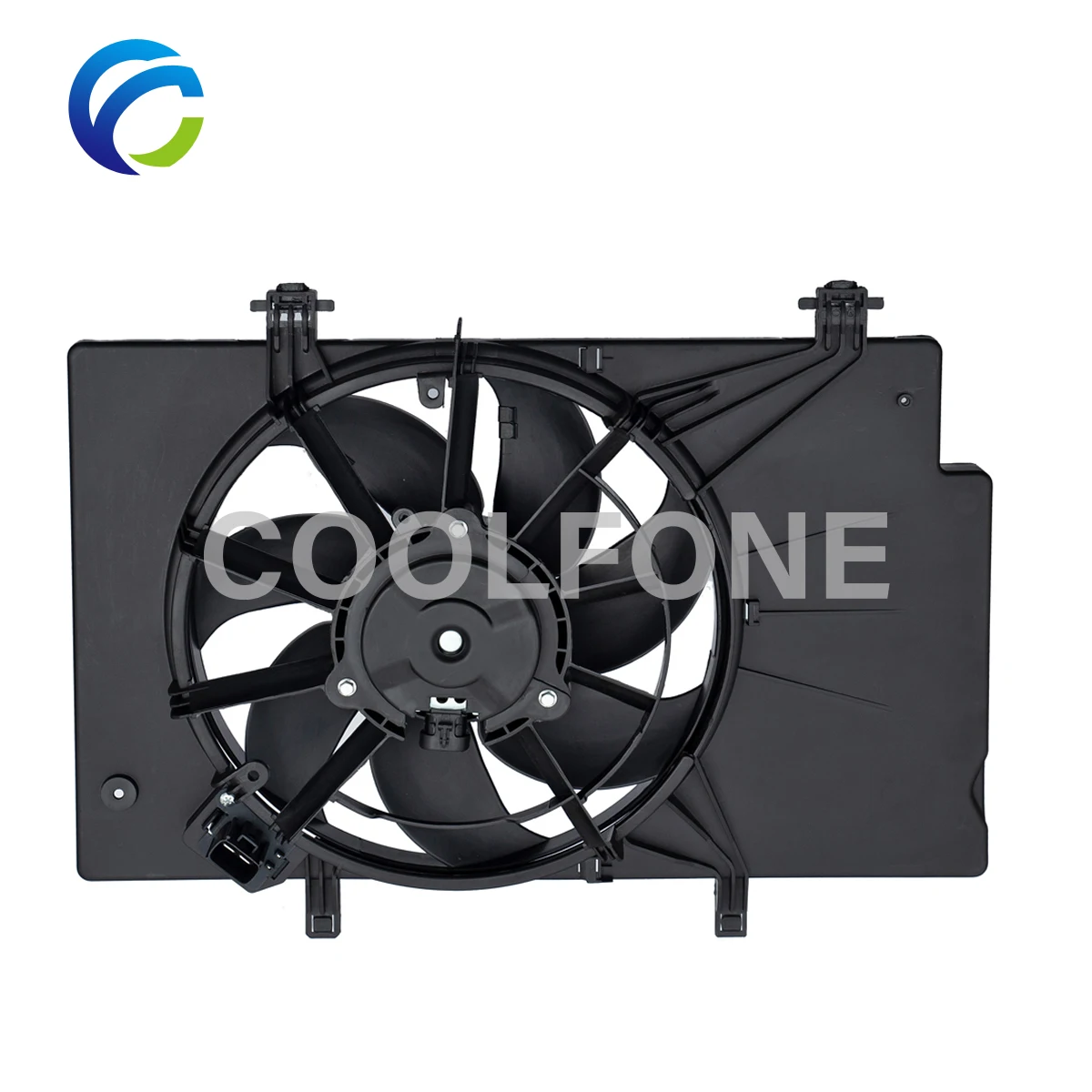 Electric Cooling Radiator Fan Assembly for FORD FIESTA VII 1.0T 2017- 1843117 C1B18C607AE C1BZ8C607D C1BZ8C607S  C1BZ8C607WF