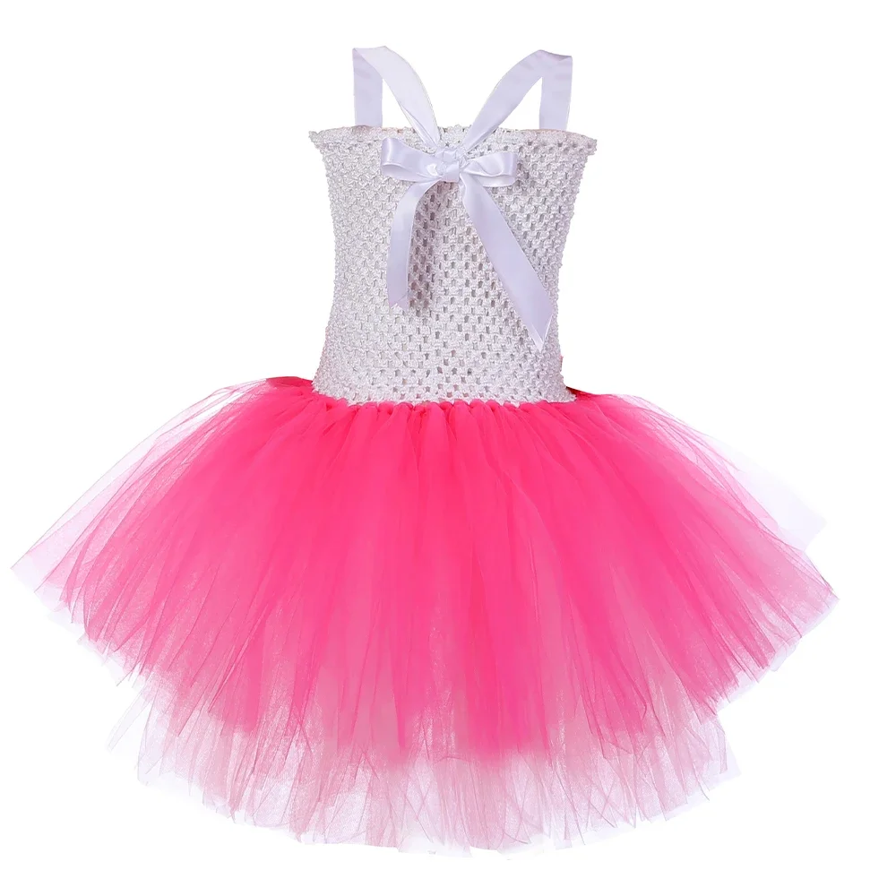 Pink Cowgirl Costume for Girls Birthday Party Tutu Princess Dress Girl Cow Cowboy Outfit Toddler Kids Halloween Dress Up Clothes