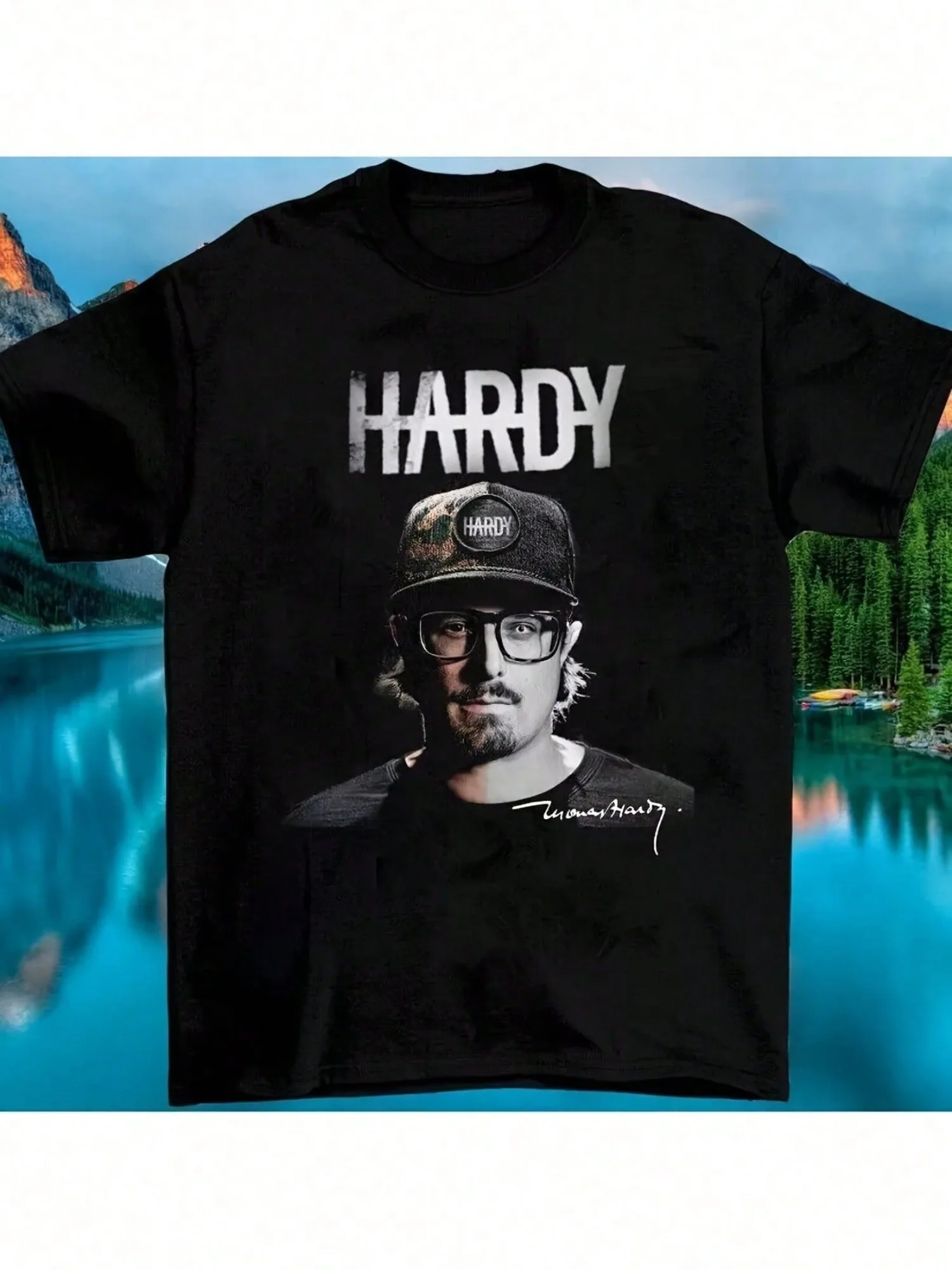 

HARDY 2023 Tour Merchandise Cotton Black T-Shirt Casual Round Neck Short Sleeve