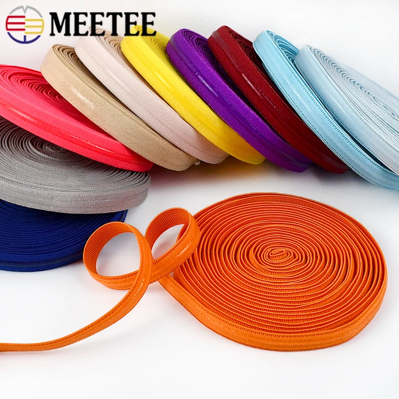 10-30Meters 10mm Silicone Non-slip Elastic Band Bra Underwear Strap Stretch Rubbon Bands Belt Trimming Tapes Sewing Accessories view 5