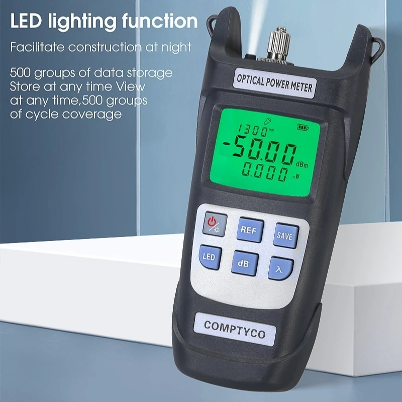 FTTH Fiber Tester Tool Kit (Optional) AUA-Y510A Optical Power Meter(OPM -50 ~+26dBm)&Visual Fault Locator(50/1/10/20/30mw VFL)